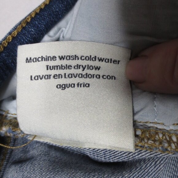 SNEAK PEEK womens JEANS distressed BLUE denim STRETCH mid-rise SIZE M - Picture 12 of 15